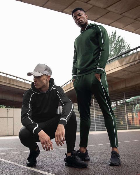 muscle brother men's solid color autumn and winter casual pullover sports fitness suit, Gray
muscle brother men's solid color autumn and winter casual pullover sports fitness suit, Gray