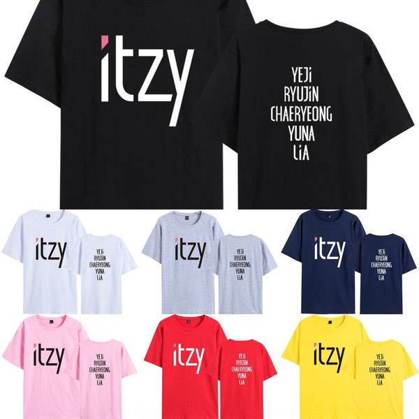 2019 new selling korean popular combination itzy loose t-shirt large men's and women's loose casual short sleeve t-shirt epicr, Blue
2019 new selling korean popular combination itzy loose t-shirt large men's and women's loose casual short sleeve t-shirt epicr, Blue