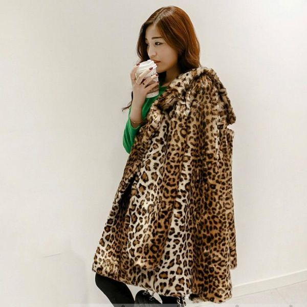 keanancy leopard lapel winter warm women faux fur coat long sleeve long hairy fashion elegant overcoat faux fur femme jacket new, Black
keanancy leopard lapel winter warm women faux fur coat long sleeve long hairy fashion elegant overcoat faux fur femme jacket new, Black