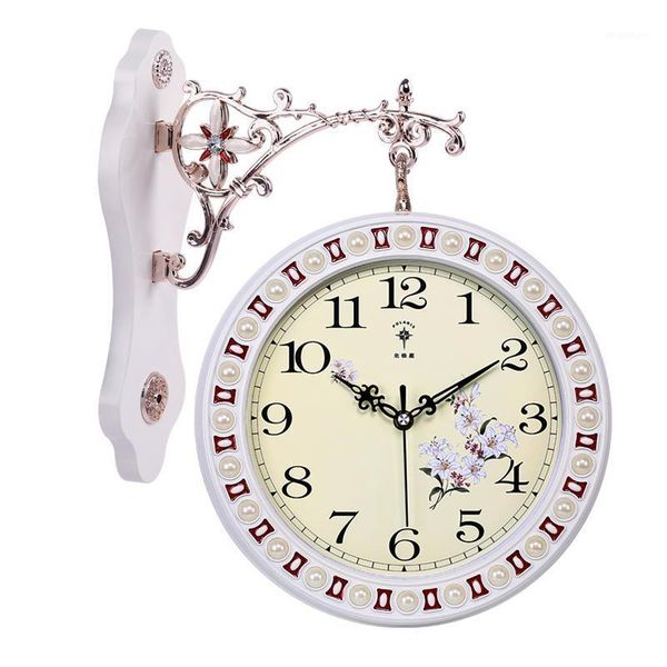 vintage luxury double sided wall clock modern design silent wall clock living room creative wandklok home decoration jj60wc1
vintage luxury double sided wall clock modern design silent wall clock living room creative wandklok home decoration jj60wc1