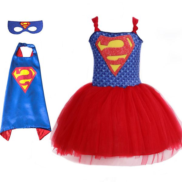 for costumes superman cosplay halloween kids carnival party clothes super hero christmas girls dress sleeveless with mask cloak
for costumes superman cosplay halloween kids carnival party clothes super hero christmas girls dress sleeveless with mask cloak