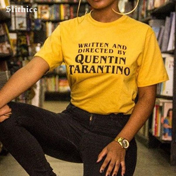 women's t-shirt slithice fashion quentin tarantino t-shirts women short sleeve cotton hipster tumblr summer shirts, White
women's t-shirt slithice fashion quentin tarantino t-shirts women short sleeve cotton hipster tumblr summer shirts, White