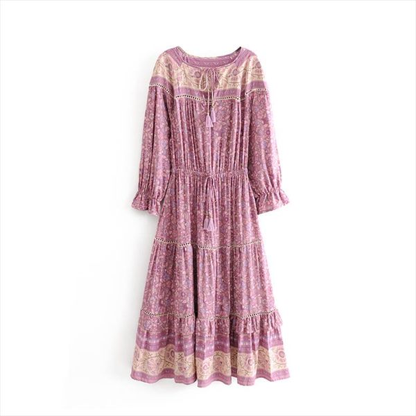long sleeve midi dress 2020 bohemian floral print vestido dresses vintage loose autumn women dress beach casual dresses, Black;gray
long sleeve midi dress 2020 bohemian floral print vestido dresses vintage loose autumn women dress beach casual dresses, Black;gray