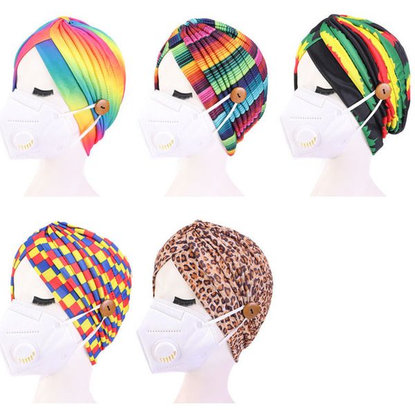 women indian turban hat leopard rainbow tie dyed color head wrap stretchable chemo pleated cap with face mask buttons fashion 2021 g12304, Yellow
women indian turban hat leopard rainbow tie dyed color head wrap stretchable chemo pleated cap with face mask buttons fashion 2021 g12304, Yellow