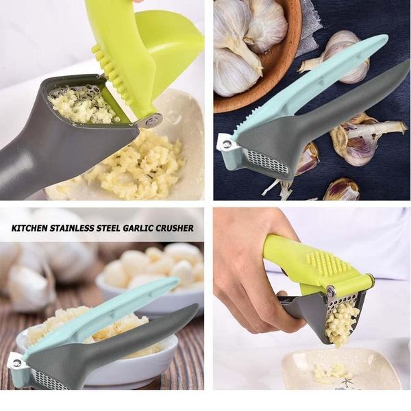 multi-function manual garlic presser crusher grinding slicer chopper stainless steel vegetables squeezer masher gadg jllysw
multi-function manual garlic presser crusher grinding slicer chopper stainless steel vegetables squeezer masher gadg jllysw