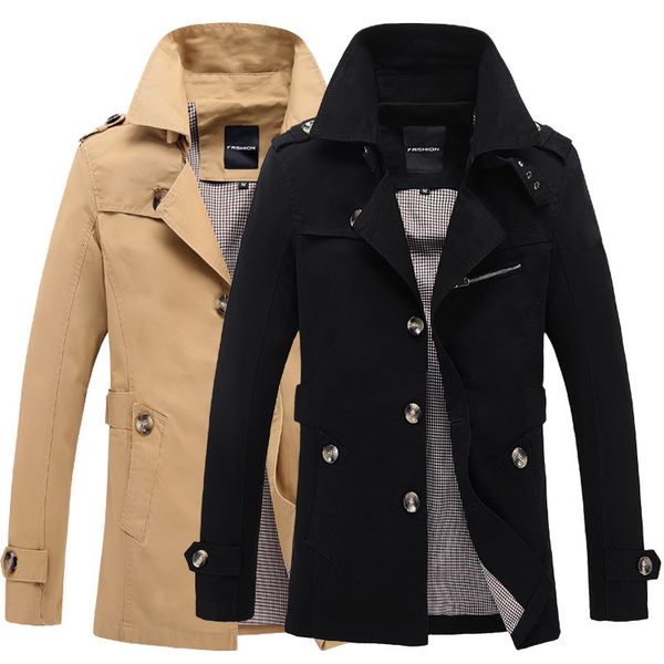 new fashion coat autumn and of 2019 jaet in winter medium length clothes men's windbreaker thin, Tan;black
new fashion coat autumn and of 2019 jaet in winter medium length clothes men's windbreaker thin, Tan;black