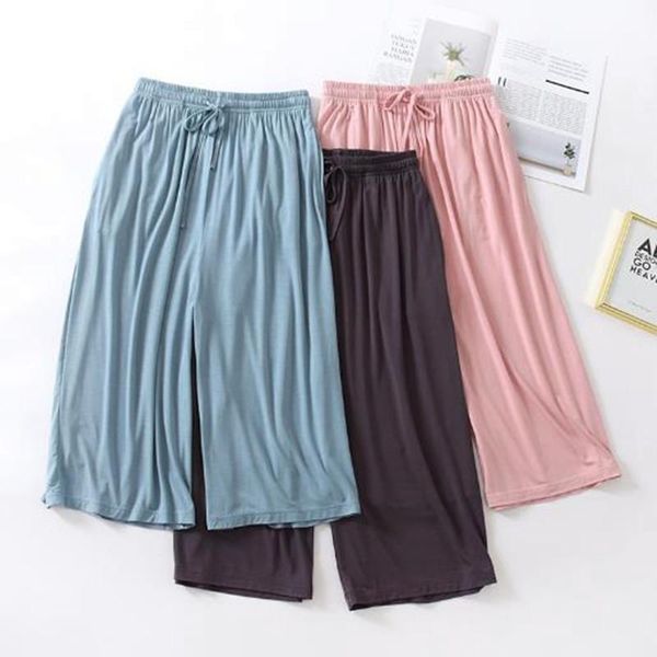 spring summer lounge wear home pant new modal cotton sleepwear pajama pants women nightwear plus size loose pijama cropped pants1, Black;red
spring summer lounge wear home pant new modal cotton sleepwear pajama pants women nightwear plus size loose pijama cropped pants1, Black;red