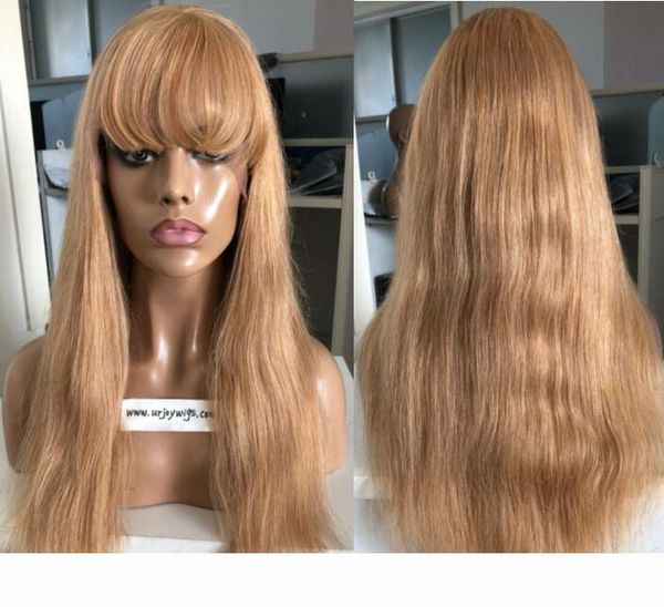 9a grade popular honey blonde full lace wigs with bang 100 malaysian virgin hair human hair lace front wigs with fridge ing, Black;brown
9a grade popular honey blonde full lace wigs with bang 100 malaysian virgin hair human hair lace front wigs with fridge ing, Black;brown