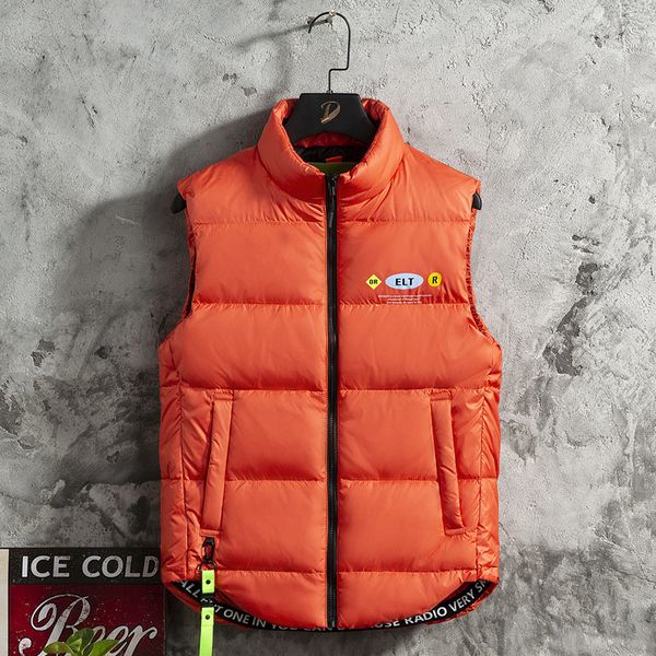 down vest men's winter fashion men's white duck down handsome leisure sports korean warm fashion lightweight comfort, Black;white
down vest men's winter fashion men's white duck down handsome leisure sports korean warm fashion lightweight comfort, Black;white
