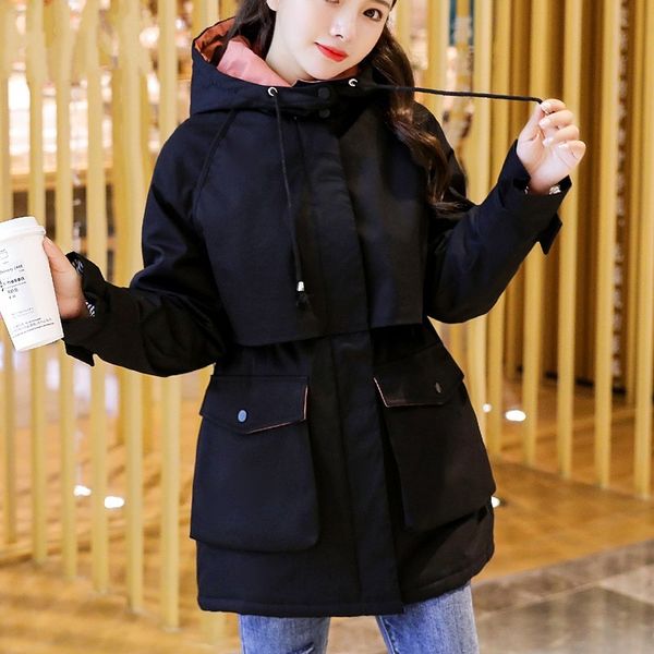 2021 new new article ladies winter jacket cotton belt parka wool long female form h00191, Black
2021 new new article ladies winter jacket cotton belt parka wool long female form h00191, Black
