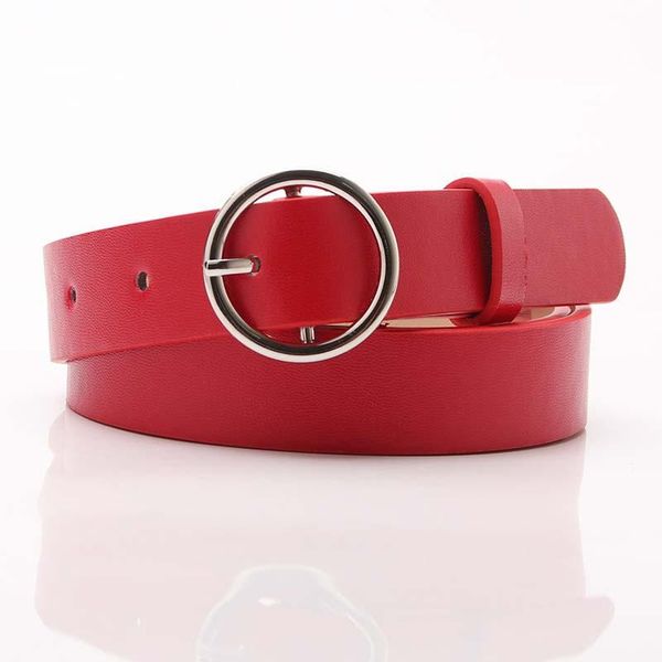 new women's belt simple wild round buckle fashion decorative belt female jeans, Black;brown
new women's belt simple wild round buckle fashion decorative belt female jeans, Black;brown