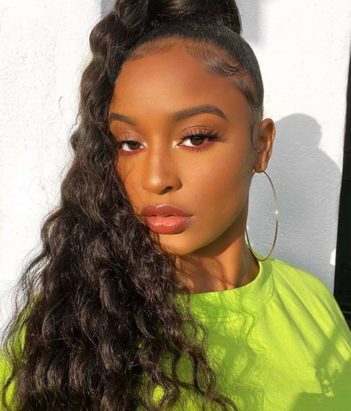 deep curly brazilian 140g wrap around ponytail clip in pony tail human hair extensions remy curly hair for black women natural black 1b
deep curly brazilian 140g wrap around ponytail clip in pony tail human hair extensions remy curly hair for black women natural black 1b