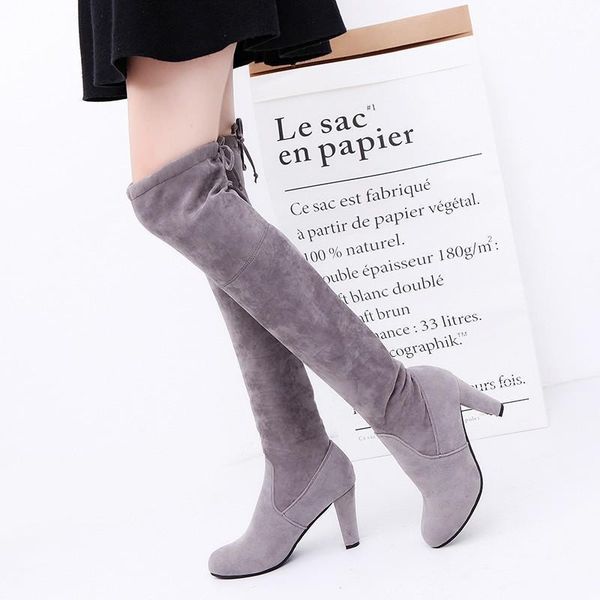 2020 over the knee boots women faux suede thigh high boots platform stretch slim ladies women's winter botas feminina1, Black
2020 over the knee boots women faux suede thigh high boots platform stretch slim ladies women's winter botas feminina1, Black