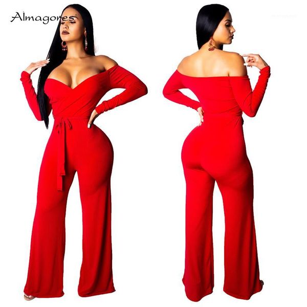 rompers women jumpsuit fashion long sleeve cross v neck jumpsuits off shoulder loose boot cut long pants slim office lady1, Black;white
rompers women jumpsuit fashion long sleeve cross v neck jumpsuits off shoulder loose boot cut long pants slim office lady1, Black;white