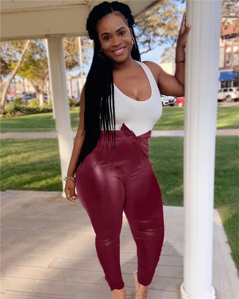 designers women pu pants fashion leggings ladies autumn and winter casual solid color leather pants s-4xl clothing 3 color new f92904, Black;white
designers women pu pants fashion leggings ladies autumn and winter casual solid color leather pants s-4xl clothing 3 color new f92904, Black;white