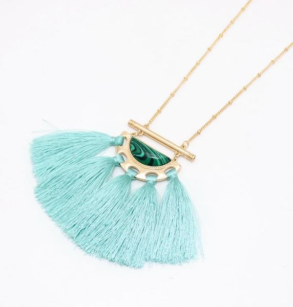 pendant necklaces half moon marble stone bar alloy fan shape cotton tassel necklace, Silver
pendant necklaces half moon marble stone bar alloy fan shape cotton tassel necklace, Silver
