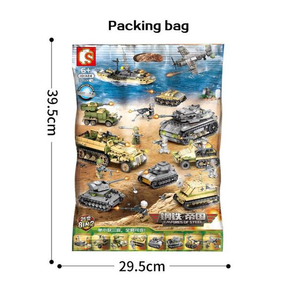 sembo 1061pcs military technic iron empire tank building blocks set weapon war chariot creator army ww2 soldiers kids brick toy bbyoss
sembo 1061pcs military technic iron empire tank building blocks set weapon war chariot creator army ww2 soldiers kids brick toy bbyoss
