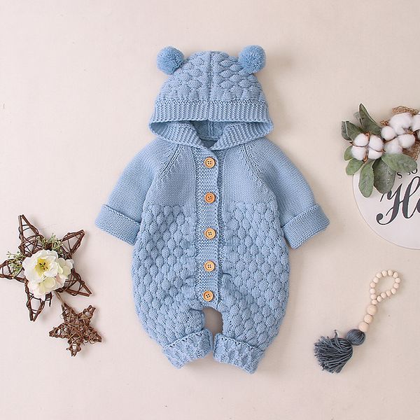 lzh baby knit rompers for baby boys jumpsuit autumn winter newborn baby girls clothes kids hooded overalls for infant clothing 201027, Blue
lzh baby knit rompers for baby boys jumpsuit autumn winter newborn baby girls clothes kids hooded overalls for infant clothing 201027, Blue