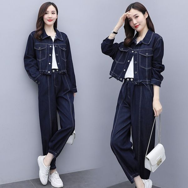 denim костюм женщина 2020 denim два-piecetwo цельного suitearly осени новый вскользь маленький высокий темперамент света зрелой стилю два ку, Gray
denim костюм женщина 2020 denim два-piecetwo цельного suitearly осени новый вскользь маленький высокий темперамент света зрелой стилю два ку, Gray