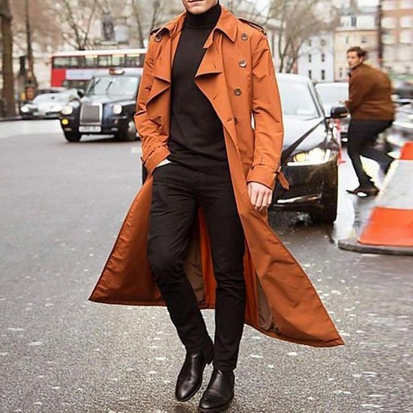 2020 new thin men trench coat long slim double-breasted lapel windbreaker male fashion spring autumn coat men long design trench1, Tan;black
2020 new thin men trench coat long slim double-breasted lapel windbreaker male fashion spring autumn coat men long design trench1, Tan;black