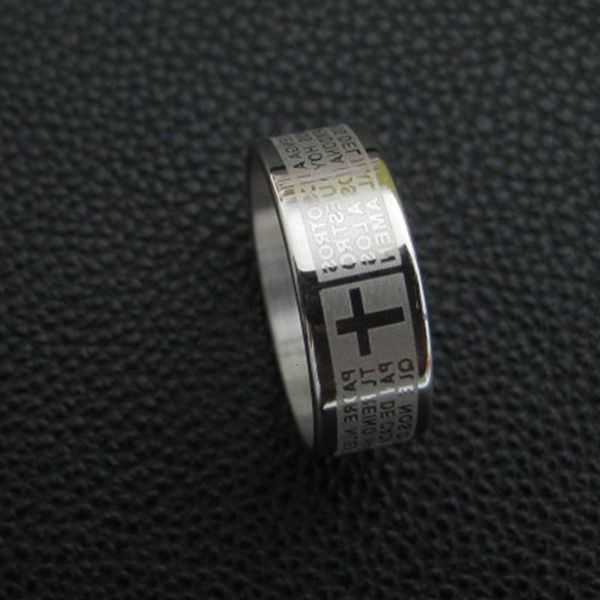 stainless steel cross scripture ring for men fashion silver color male charming jewelry gifts smooth finger rings
stainless steel cross scripture ring for men fashion silver color male charming jewelry gifts smooth finger rings