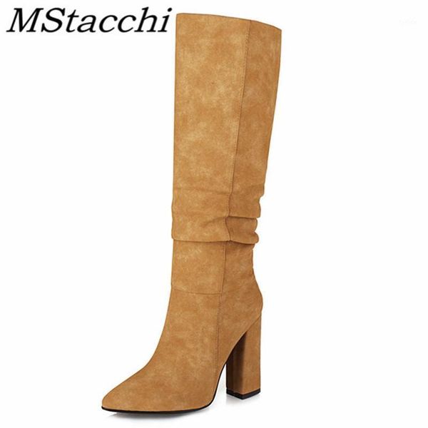 mstacchi elegant high heel boots women suede pointed toe ventilate chunky heel thick bottomboots pleated party botas feminina1, Black
mstacchi elegant high heel boots women suede pointed toe ventilate chunky heel thick bottomboots pleated party botas feminina1, Black