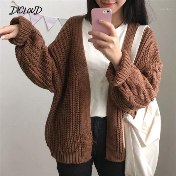 women's knits & tees dicloud autumn knit sweater women 2021 harajuku loose warm cardigan ladies fashion college casual long sleeve wint, White
women's knits & tees dicloud autumn knit sweater women 2021 harajuku loose warm cardigan ladies fashion college casual long sleeve wint, White