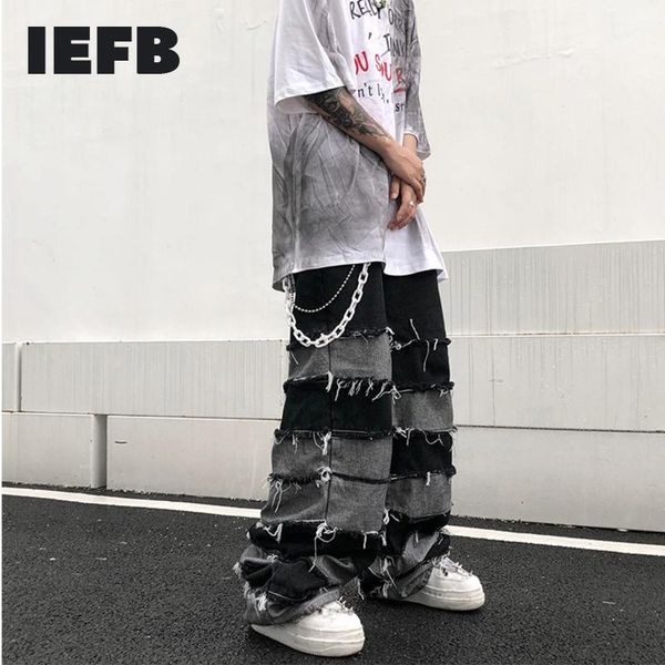 men's jeans iefb tassel straight trousers fashion broken wide leg hip hop for men 2021 couple's pants loose trendy clothes y4212, Blue
men's jeans iefb tassel straight trousers fashion broken wide leg hip hop for men 2021 couple's pants loose trendy clothes y4212, Blue