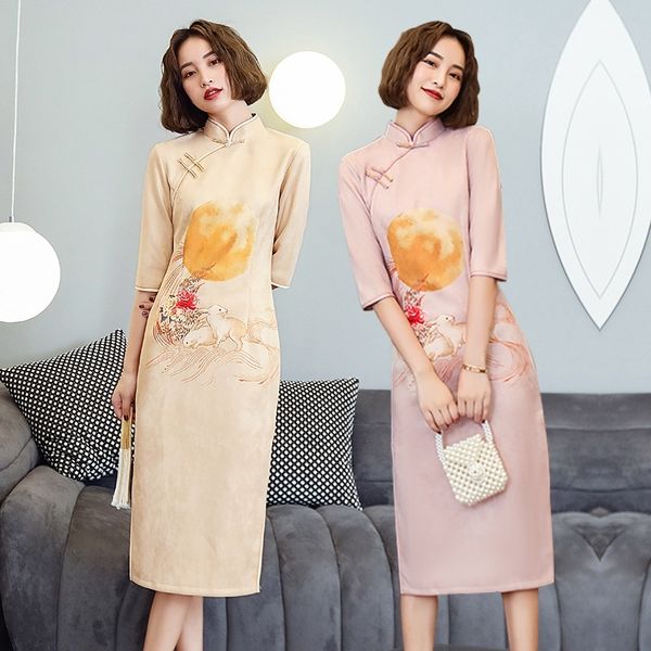 6fdnj 2020 new velvet deerskin chinese improved improved young girl elegant cheongsam 2020 new velvet dress dressdeerskin dresschinese style, Black;gray
6fdnj 2020 new velvet deerskin chinese improved improved young girl elegant cheongsam 2020 new velvet dress dressdeerskin dresschinese style, Black;gray