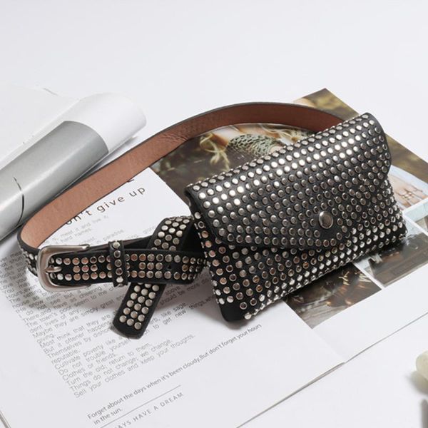 women punk style luxury multi-use purse gift phone pouch waist bag fashion rivets fanny pack casual travel small adjustable belt
women punk style luxury multi-use purse gift phone pouch waist bag fashion rivets fanny pack casual travel small adjustable belt