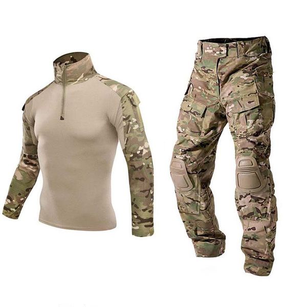 hunting sets outdoor uniform tactical combat shirt army clothing multicam shirts camouflage fishing pants knee, Camo
hunting sets outdoor uniform tactical combat shirt army clothing multicam shirts camouflage fishing pants knee, Camo