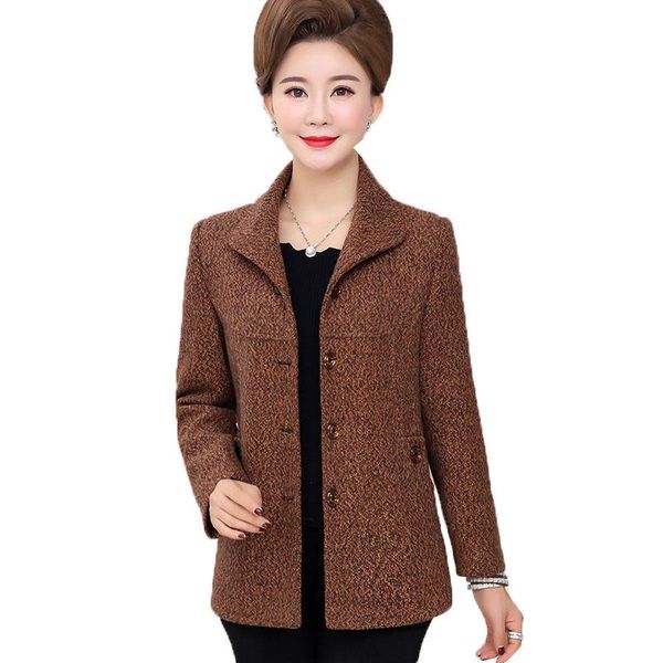 women's jackets single breasted jacket spring and autumn casual short middle-aged elderly women coat plus size 4xl w113, Black;brown
women's jackets single breasted jacket spring and autumn casual short middle-aged elderly women coat plus size 4xl w113, Black;brown