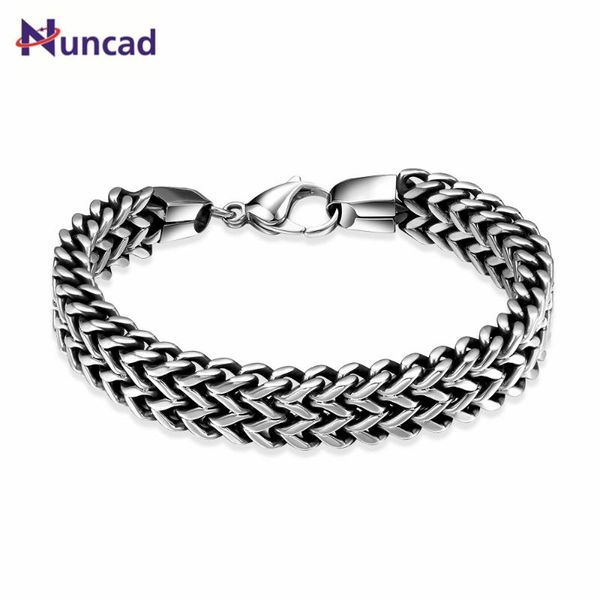 nuncad 2021 mens bracelets & bangles 5*12mm 316l stainless steel wrist band hand chain jewelry gift pulseira, Black
nuncad 2021 mens bracelets & bangles 5*12mm 316l stainless steel wrist band hand chain jewelry gift pulseira, Black