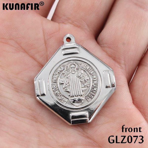 small hamsa hand hamesh hand khamsah amulet catholic church exorcism stainless steel pendant, Silver
small hamsa hand hamesh hand khamsah amulet catholic church exorcism stainless steel pendant, Silver