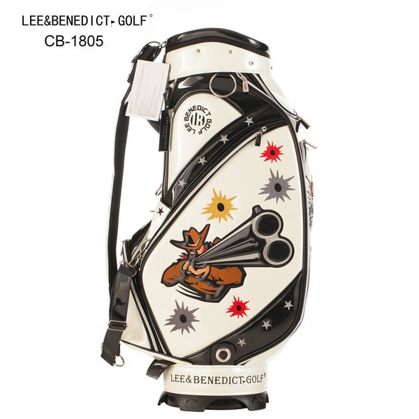 lb golf bag pu douber-sided leather standard ball package golf clubs cart bag with rain cover colorful lee&b for man
lb golf bag pu douber-sided leather standard ball package golf clubs cart bag with rain cover colorful lee&b for man