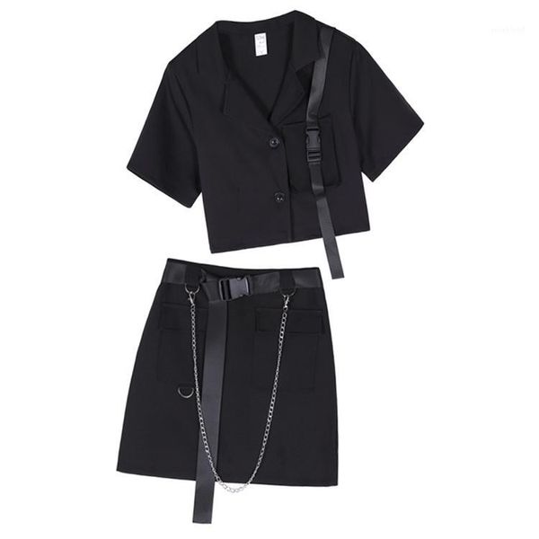 2020 autumn harajuku sets for women hip-hop tooling short jacket + skirt suit ladies 2-piece street suit1, White
2020 autumn harajuku sets for women hip-hop tooling short jacket + skirt suit ladies 2-piece street suit1, White