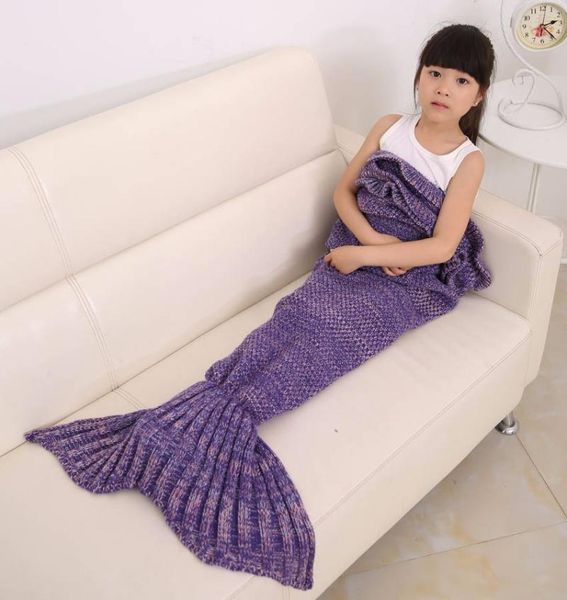140x70cm handmade knitted fish mermaid tail blankets warm sleeping bag bedding sofa children princess mermaid blanket for kids
140x70cm handmade knitted fish mermaid tail blankets warm sleeping bag bedding sofa children princess mermaid blanket for kids