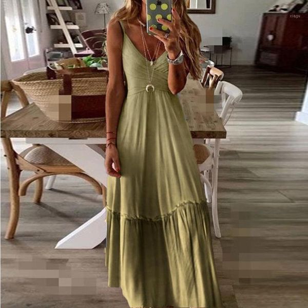 2020 new design women sleevess summer long dress gradient color backless casual beach dress lady printing v neck holiday1, Black;gray
2020 new design women sleevess summer long dress gradient color backless casual beach dress lady printing v neck holiday1, Black;gray
