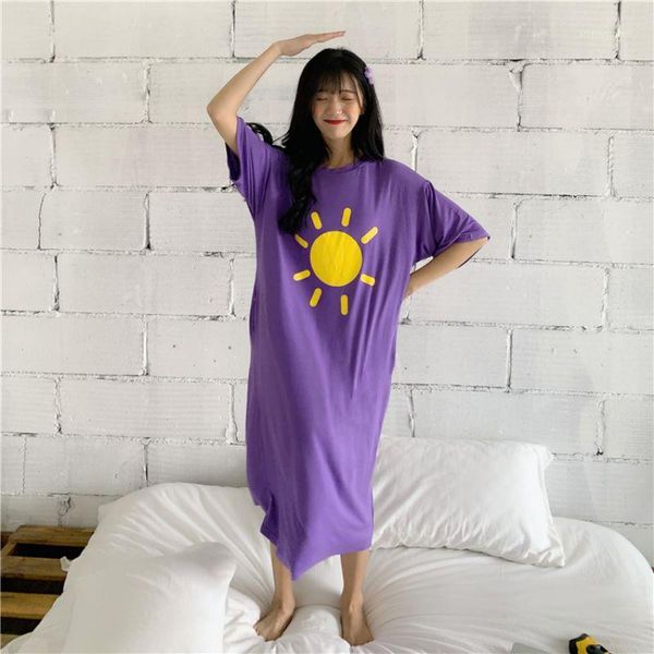 women's sleepwear plus size nightdresses for women summer round neck half sleeves dress sweet cute cartoon loose comfy home wear1, Black;red
women's sleepwear plus size nightdresses for women summer round neck half sleeves dress sweet cute cartoon loose comfy home wear1, Black;red