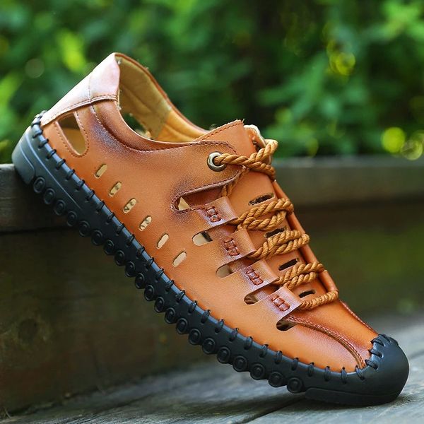hand-sewing fashion sandals mens's shoes genuine leather solid causal zapatos de hombre lace-up new arrival shoes men sandals #si0g, Black
hand-sewing fashion sandals mens's shoes genuine leather solid causal zapatos de hombre lace-up new arrival shoes men sandals #si0g, Black