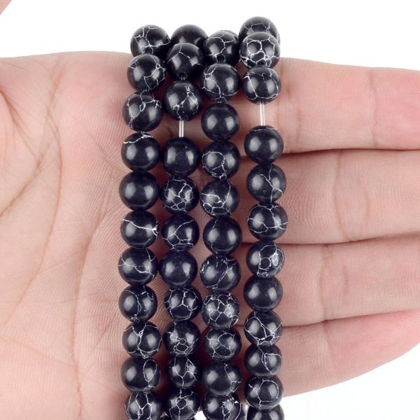 wholesale synthesis black turquoises stone beads round loose spacer beads for jewelry making 4/6/8/10/12mm diy bracelet necklace
wholesale synthesis black turquoises stone beads round loose spacer beads for jewelry making 4/6/8/10/12mm diy bracelet necklace