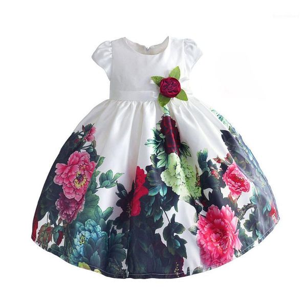 summer toddler girl dress for little girl school wear floral print children wedding clothing for party holiday 2-7t1, Red;yellow
summer toddler girl dress for little girl school wear floral print children wedding clothing for party holiday 2-7t1, Red;yellow