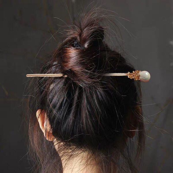 hair clips & barrettes retro simple shell beads hairpin chinese style fashion classical copper flower lady gift headdress, Golden;silver
hair clips & barrettes retro simple shell beads hairpin chinese style fashion classical copper flower lady gift headdress, Golden;silver