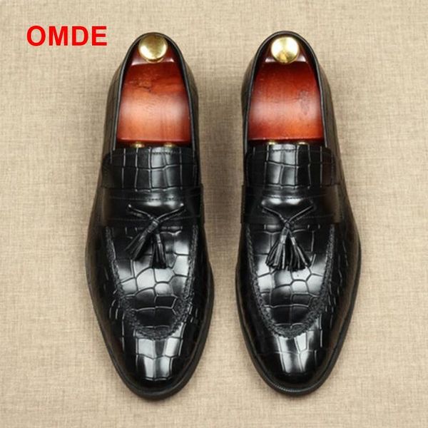 omde genuine leather formal shoes men slip on tassel loafers luxury handmade office shoes mens wedding, Black
omde genuine leather formal shoes men slip on tassel loafers luxury handmade office shoes mens wedding, Black