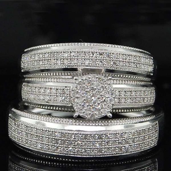 3pcs/set trendy rhinestones crystal wedding rings set for women jewelry fashion women engagement rings statement girl gift, Slivery;golden
3pcs/set trendy rhinestones crystal wedding rings set for women jewelry fashion women engagement rings statement girl gift, Slivery;golden
