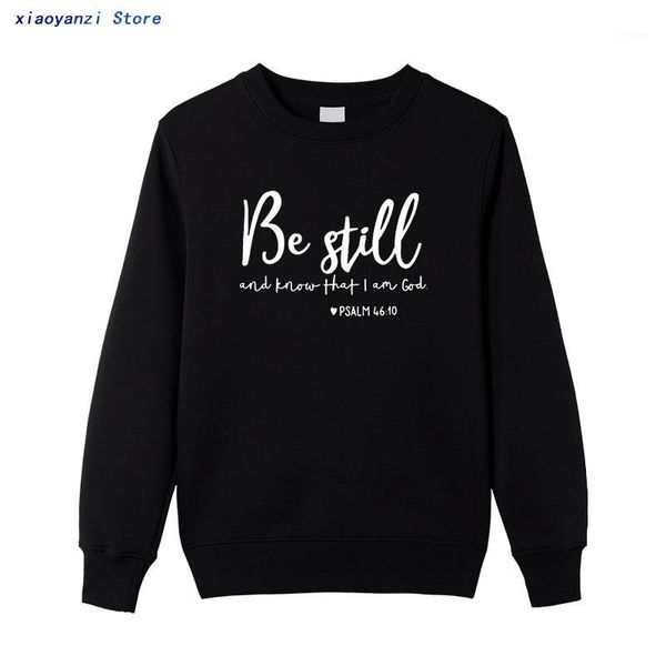 be still and know that i am god pullovers men religious christian sweatshirts casual autumn faith bible verse hoodies1, Black
be still and know that i am god pullovers men religious christian sweatshirts casual autumn faith bible verse hoodies1, Black