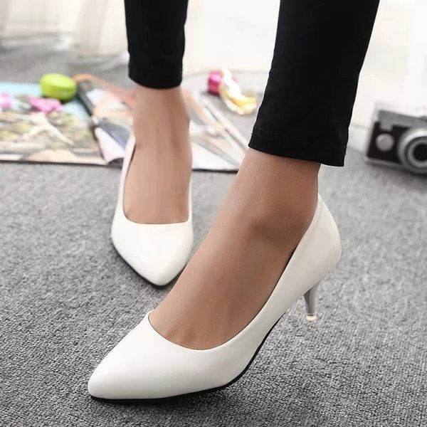 women wedding shoes white bridal shoes for ladies dress shoes spring autumn woman boat med heeled plain basic pumps 3017 #3k5p, Black
women wedding shoes white bridal shoes for ladies dress shoes spring autumn woman boat med heeled plain basic pumps 3017 #3k5p, Black