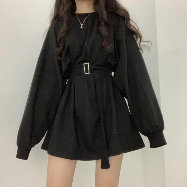2021 spring summr long sleeves female dresses o collar spring korean fashion loose plus size oversized women dress tide female vestidos, Black;gray
2021 spring summr long sleeves female dresses o collar spring korean fashion loose plus size oversized women dress tide female vestidos, Black;gray