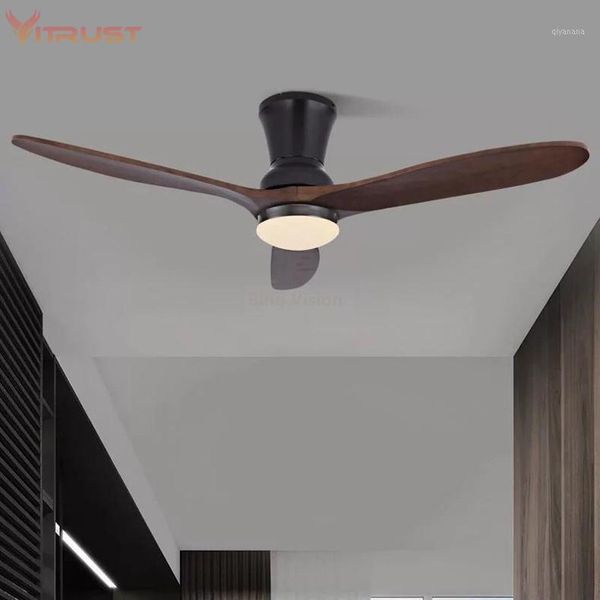 electric fans 52" modern wooden ceiling fan with light led remote control flush mount oil rubbed bronze for living roon dining room1
electric fans 52" modern wooden ceiling fan with light led remote control flush mount oil rubbed bronze for living roon dining room1