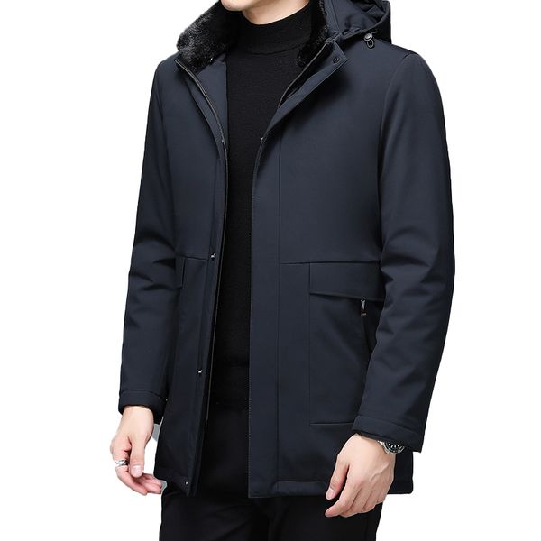 winter new medium and long down jacket men middle-aged and elderly leisure thickening can take off the hat dad installed warm coat, Black
winter new medium and long down jacket men middle-aged and elderly leisure thickening can take off the hat dad installed warm coat, Black